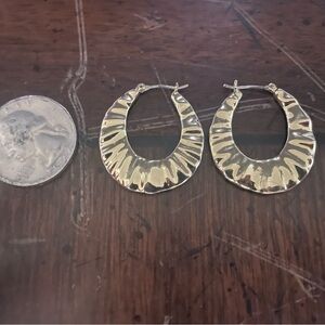 Gold Hoop Earrings